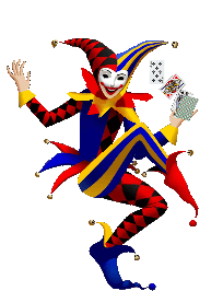 Animated Joker card