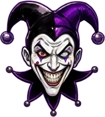 Joker shadow decoration